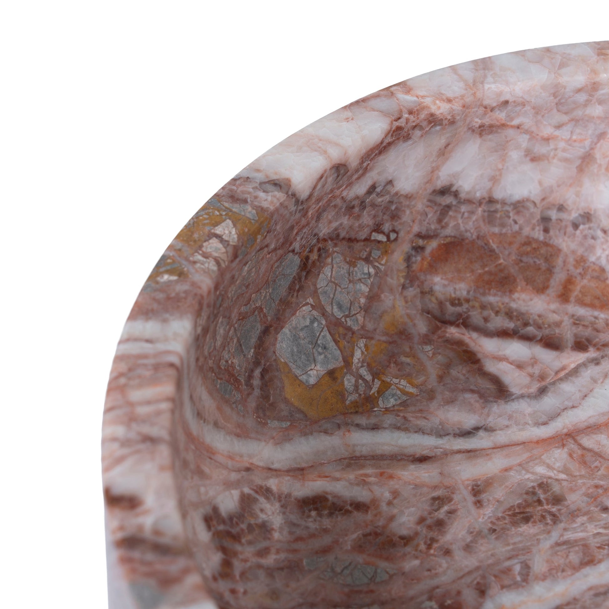 Round Marble Tray - Multicolor