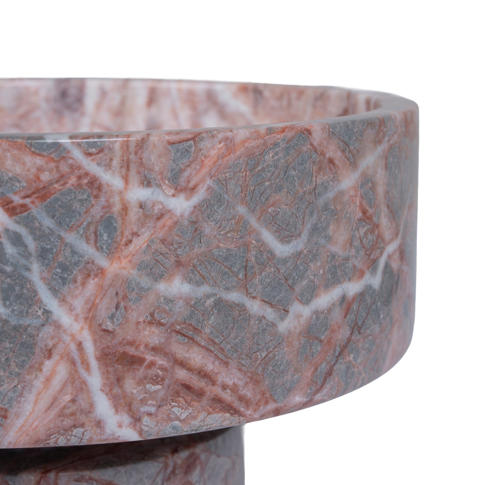 Round Marble Tray - Multicolor