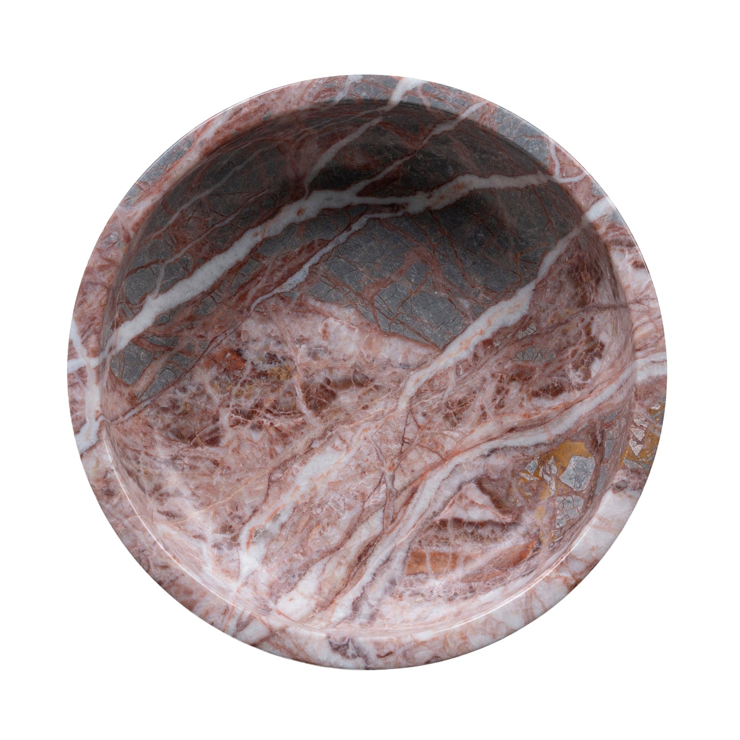 Round Marble Tray - Multicolor