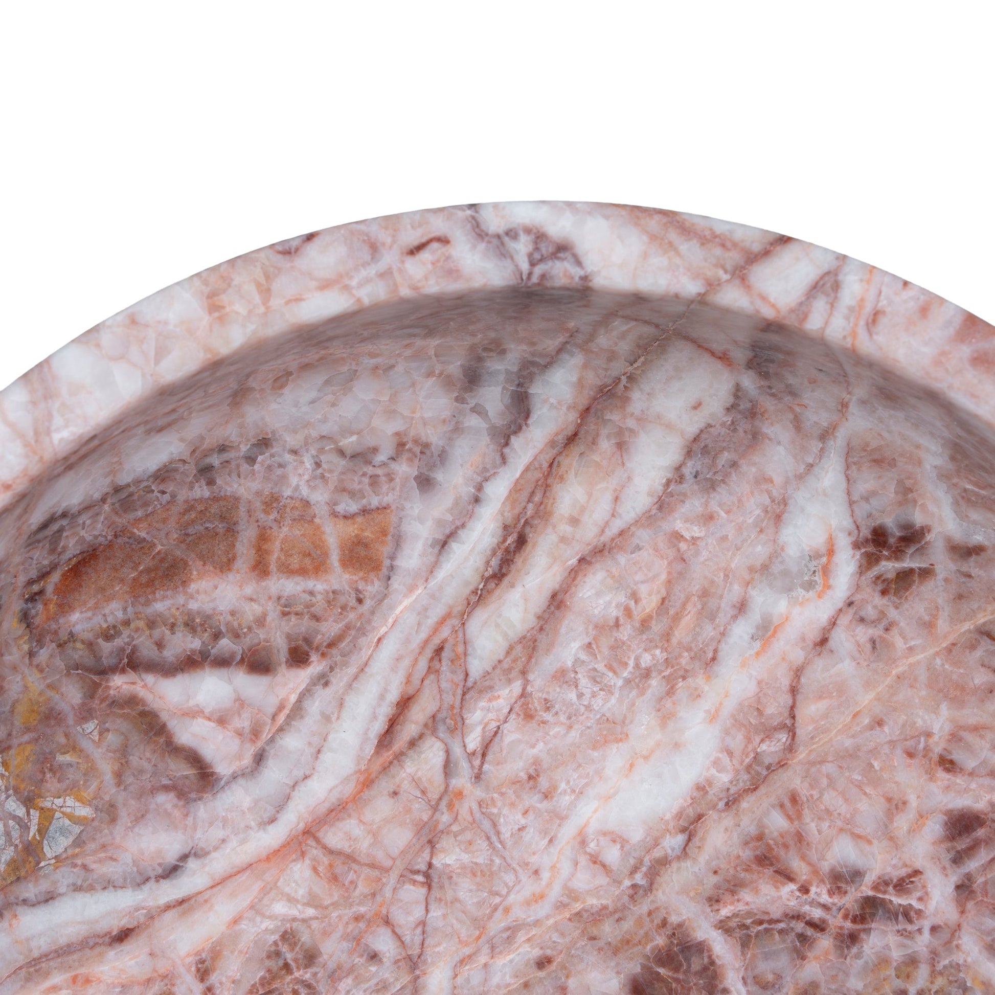 Round Marble Tray - Multicolor