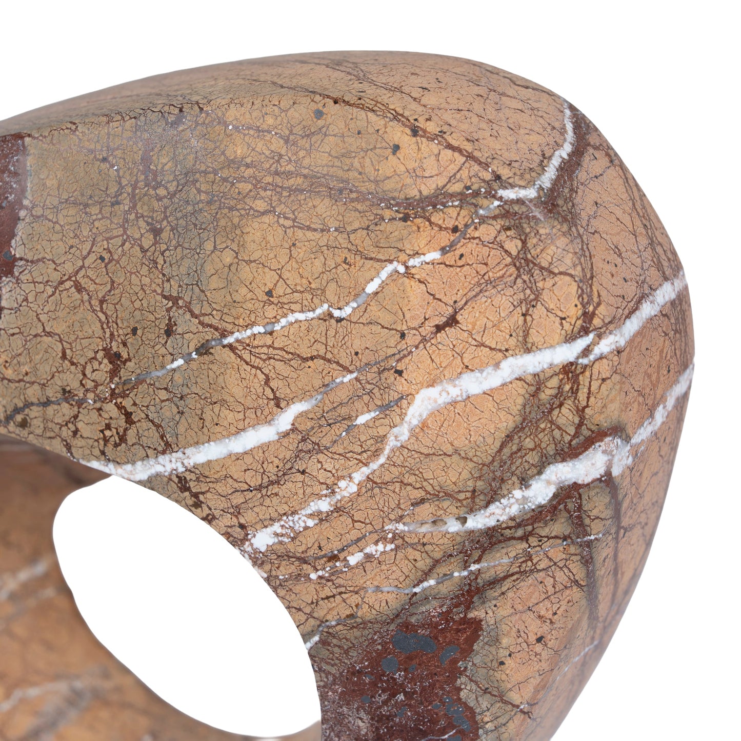 Halo Marble Sculpture - Coffee
