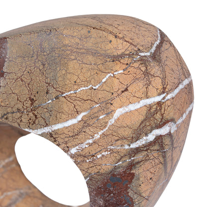 Halo Marble Sculpture - Coffee