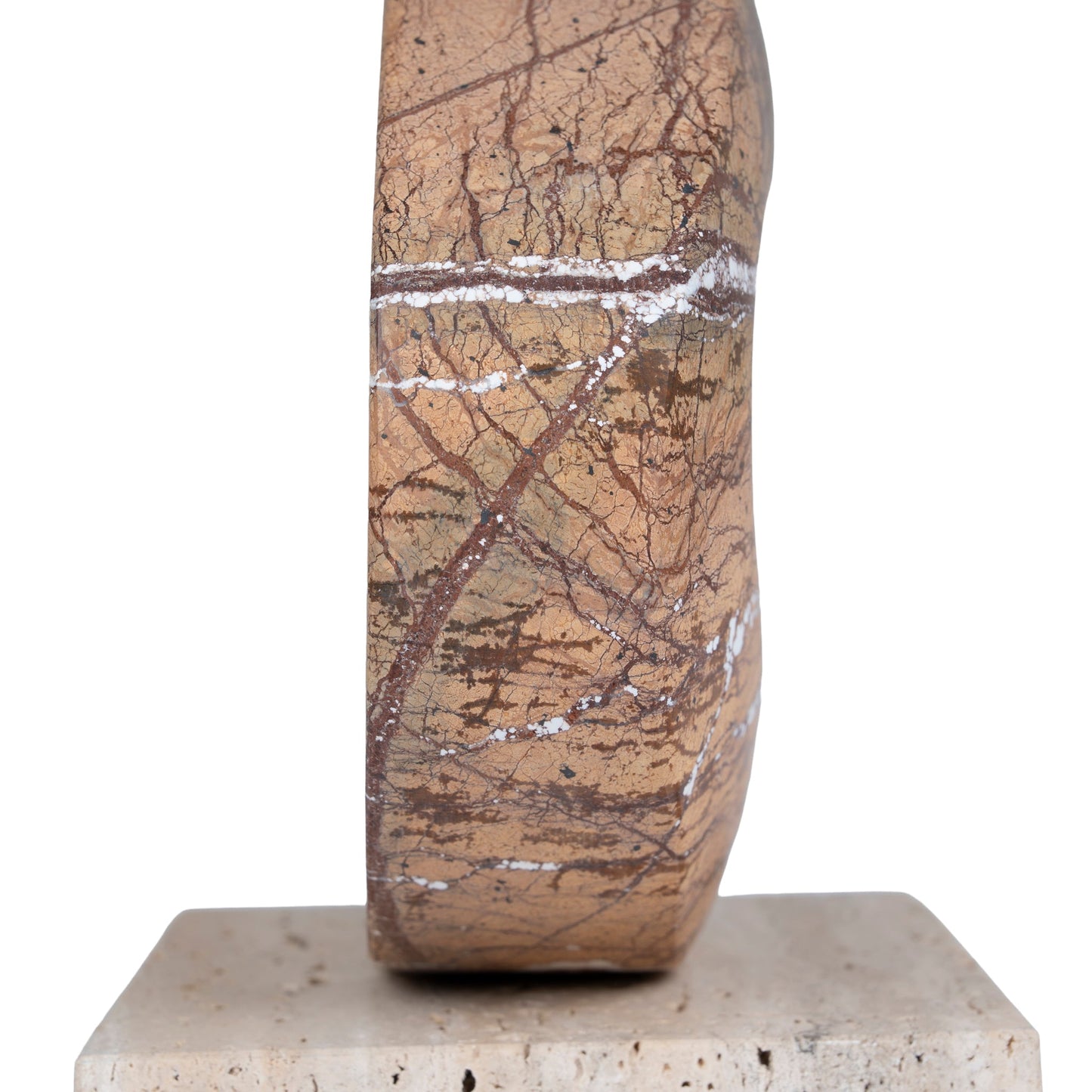 Halo Marble Sculpture - Coffee