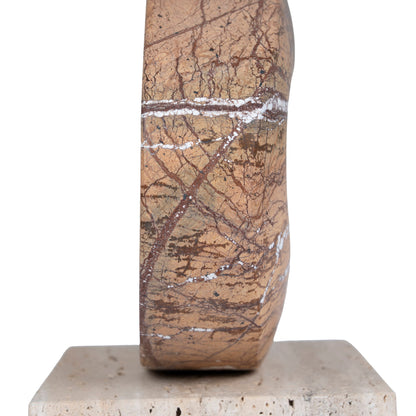 Halo Marble Sculpture - Coffee