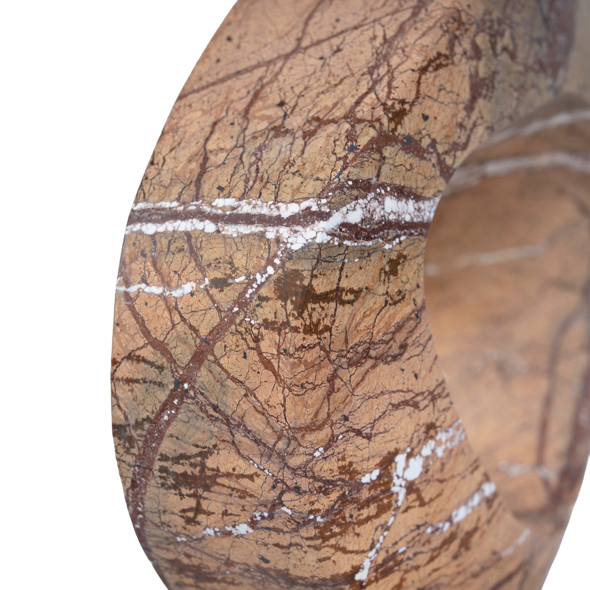Halo Marble Sculpture - Coffee