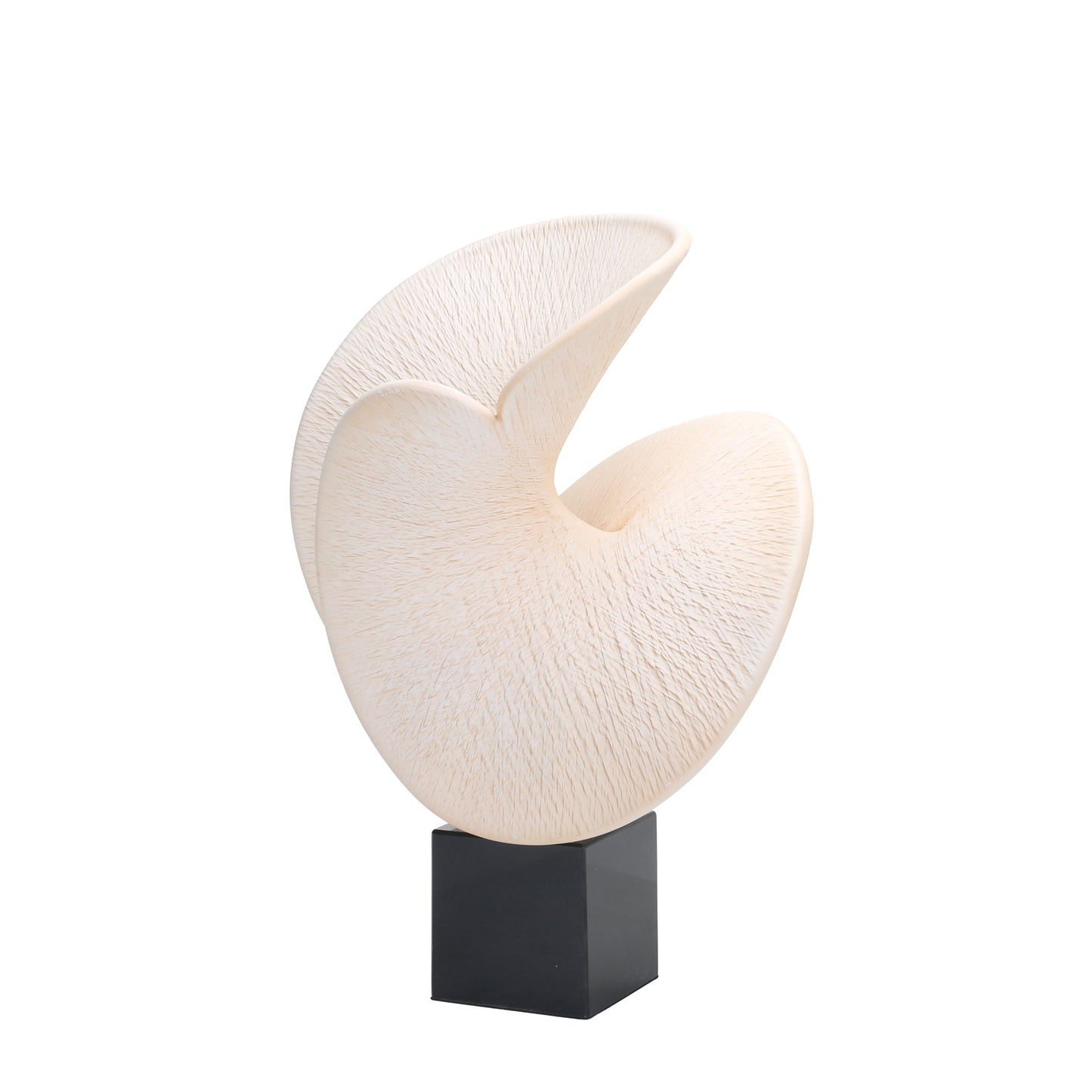 Shell Look Sculpture - Beige