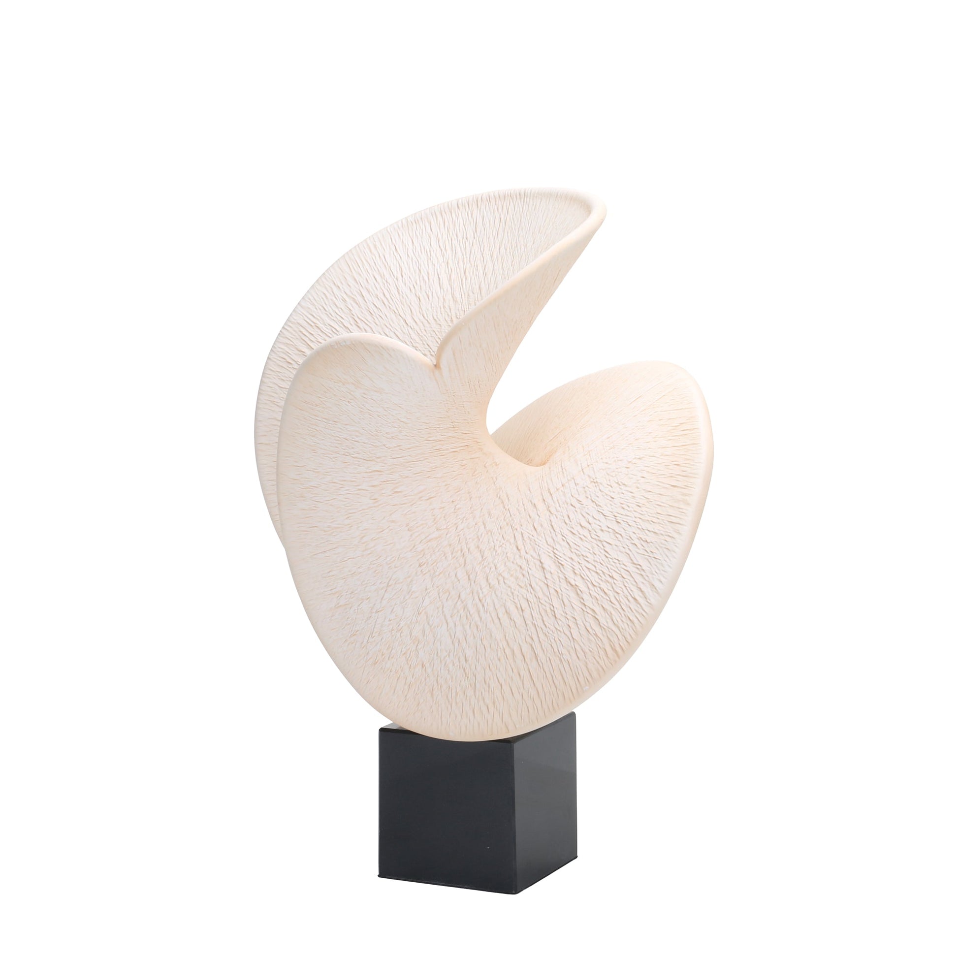 Shell Look Sculpture - Beige
