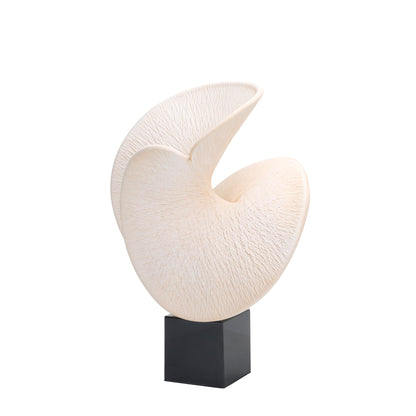 Shell Look Sculpture - Beige