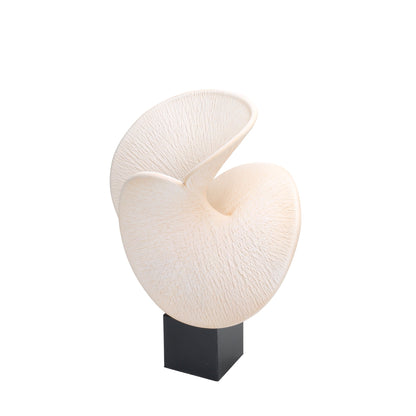 Shell Look Sculpture - Beige