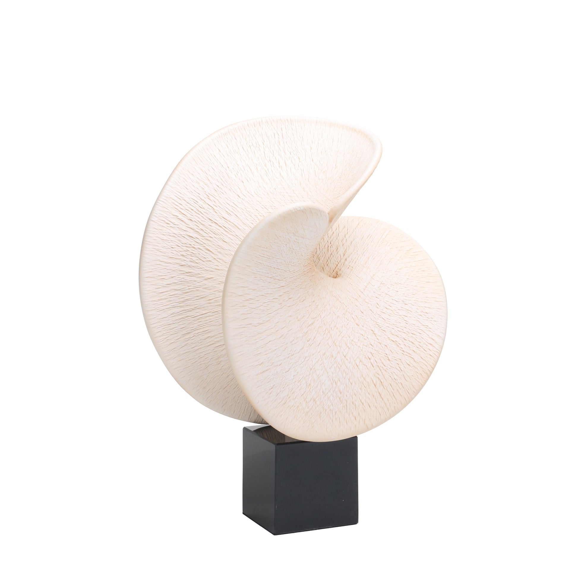 Shell Look Sculpture - Beige