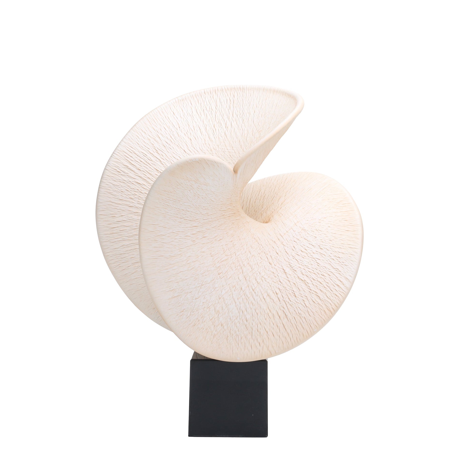 Shell Look Sculpture - Beige