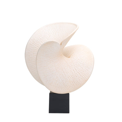 Shell Look Sculpture - Beige