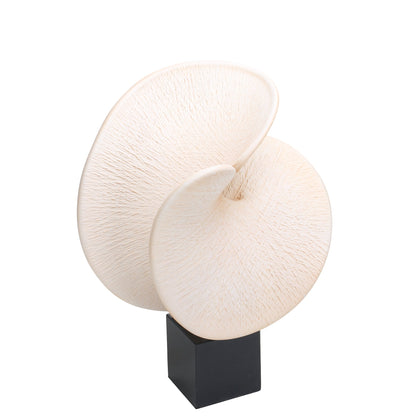 Shell Look Sculpture - Beige