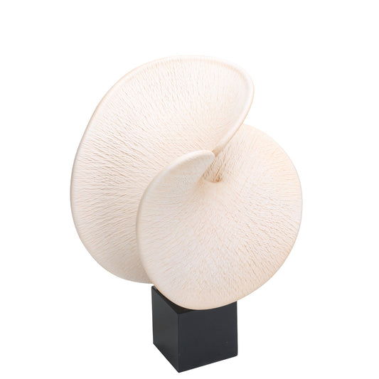 Shell Look Sculpture - Beige