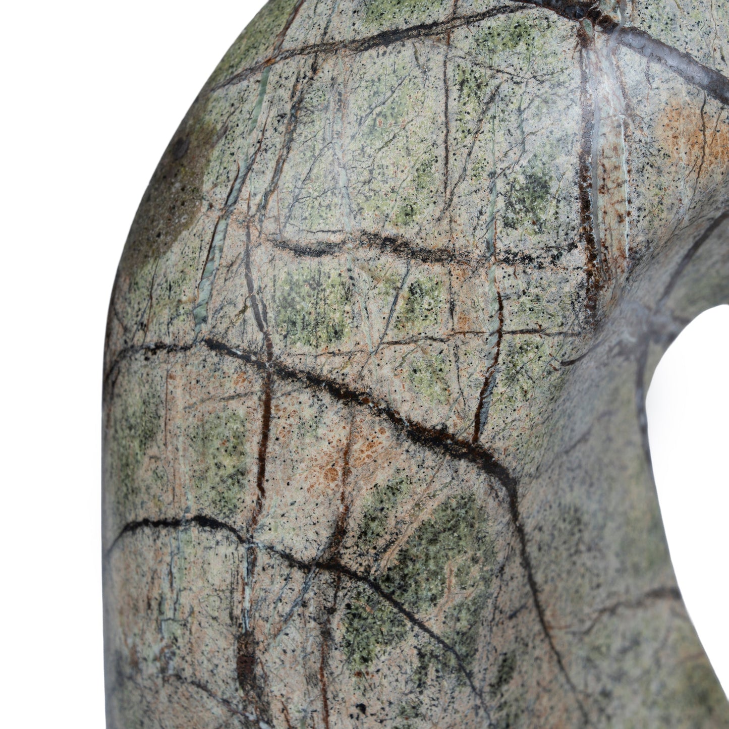 Sea Waves Marble Sculpture - Green