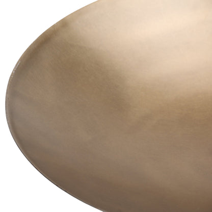 Arc Pedestal Metal Large Tray - Antique Brass