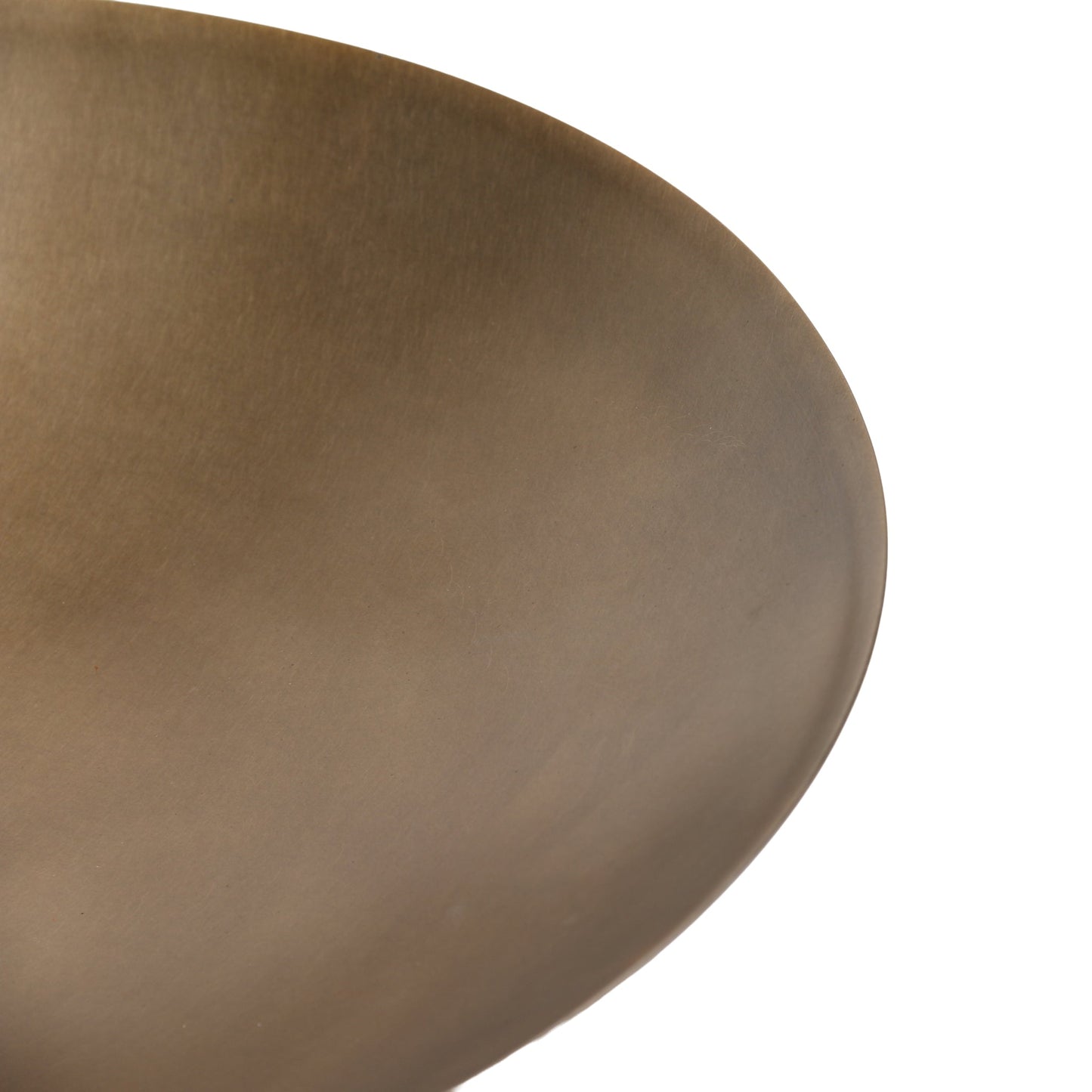Arc Pedestal Metal Small Tray - Antique Brass