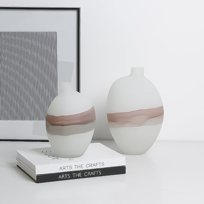 CAC10749-FC Flowing Vase B - White