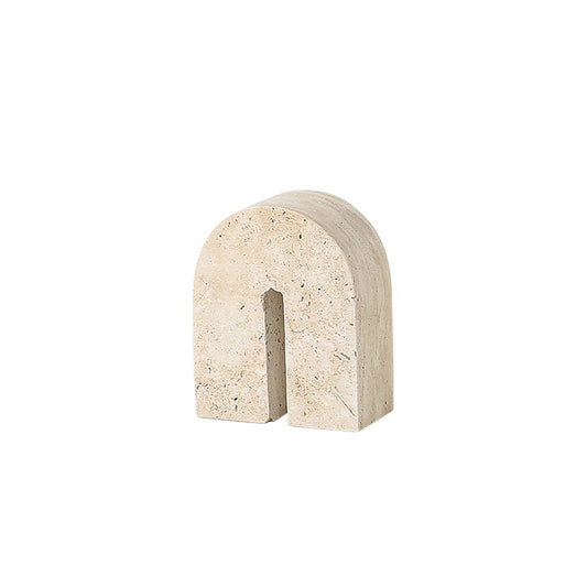 CAC10754-FC Arch Decorative Marble Sclupture B - Yellow