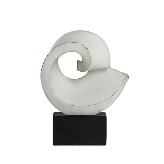CAC10776-FC Spiral Reel Ornament - White