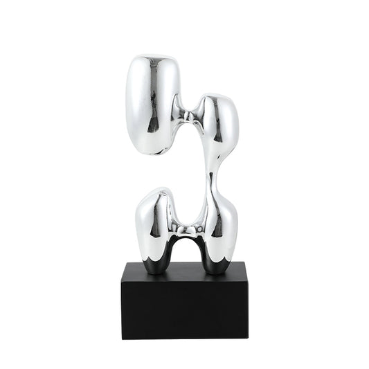 CAC10777-FC Chain Flash Ornament - Silver