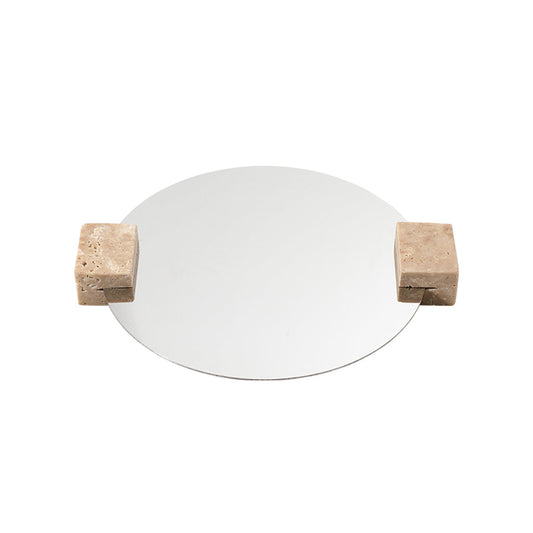 CAC10788-FC Round Mirror Plate