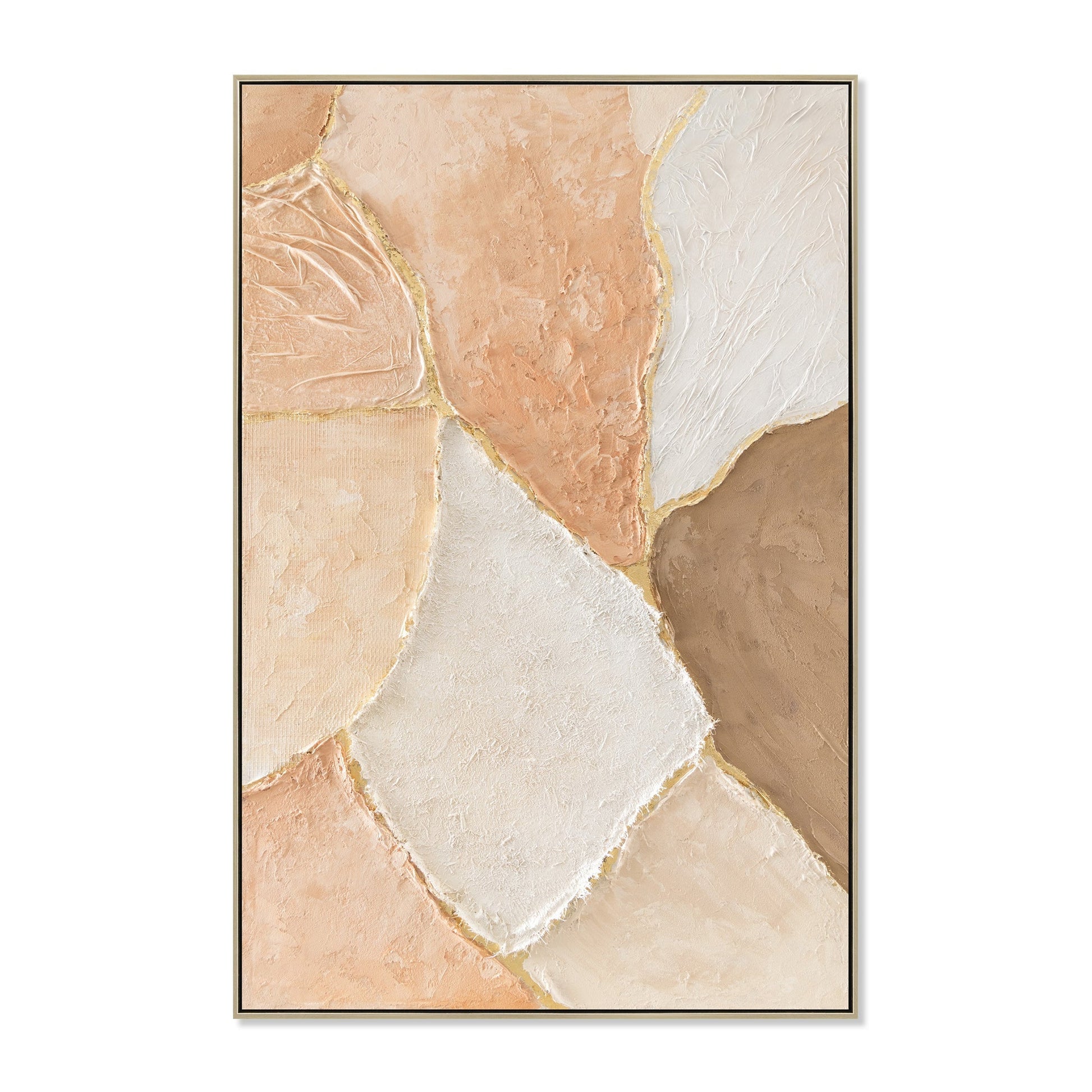 80 x 120cm Framed Canvas - Natural