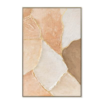 80 x 120cm Framed Canvas - Natural