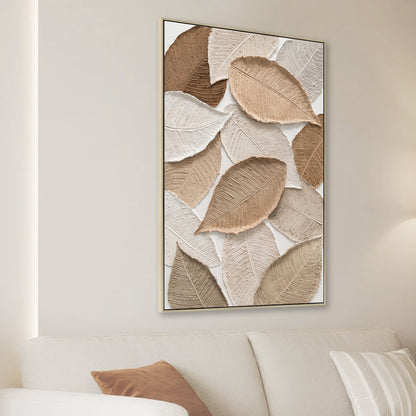 80 x 120cm Framed Canvas - Natural
