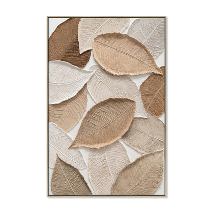80 x 120cm Framed Canvas - Natural