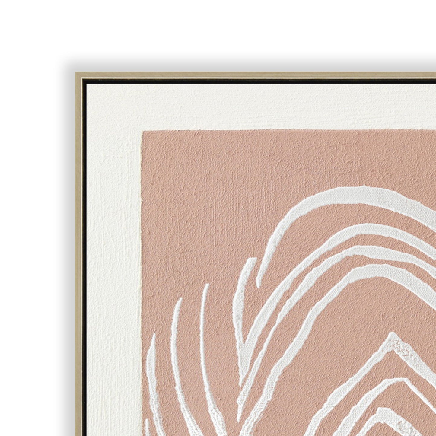 80 x 60cm Framed Canvas - Natural