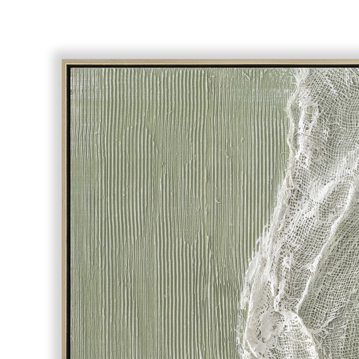80 x 100cm Framed Canvas - Natural