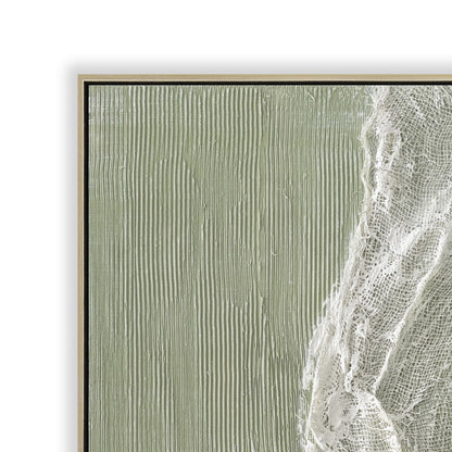 80 x 100cm Framed Canvas - Natural