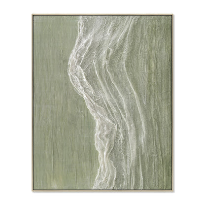 80 x 100cm Framed Canvas - Natural
