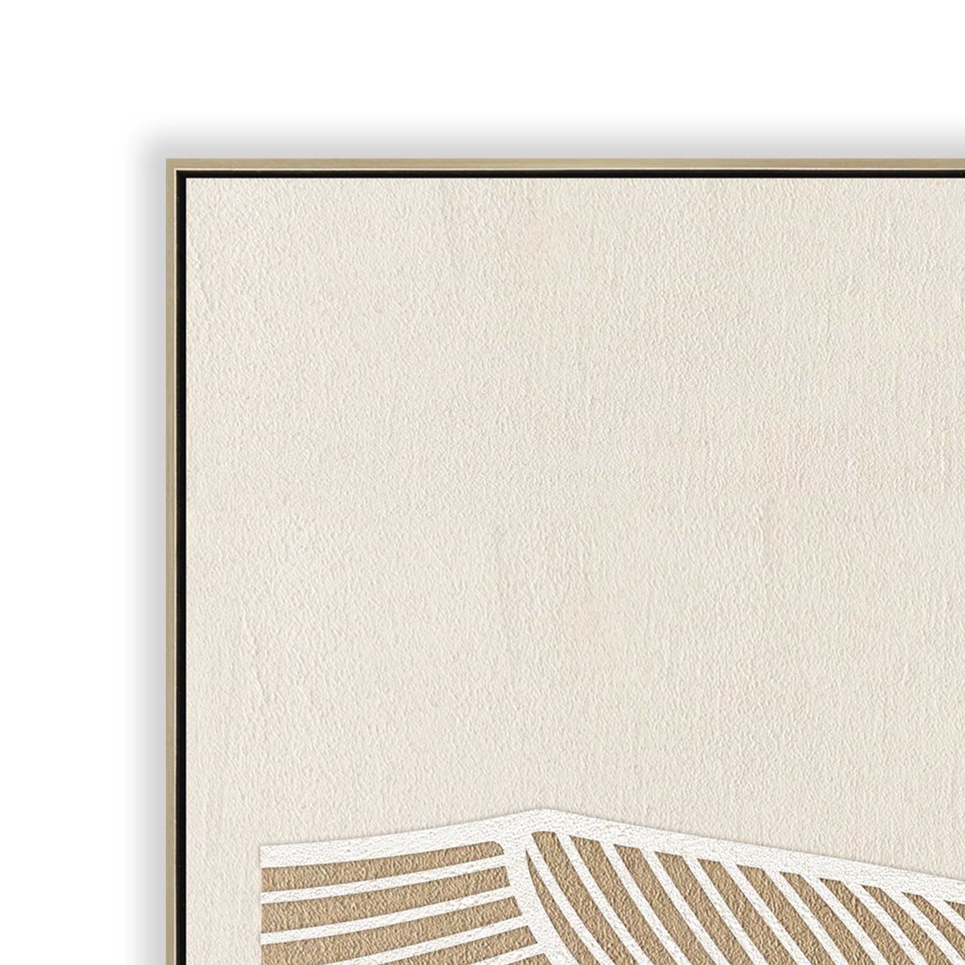 80 x 120cm Framed Canvas - Natural