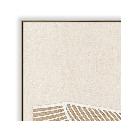 80 x 120cm Framed Canvas - Natural