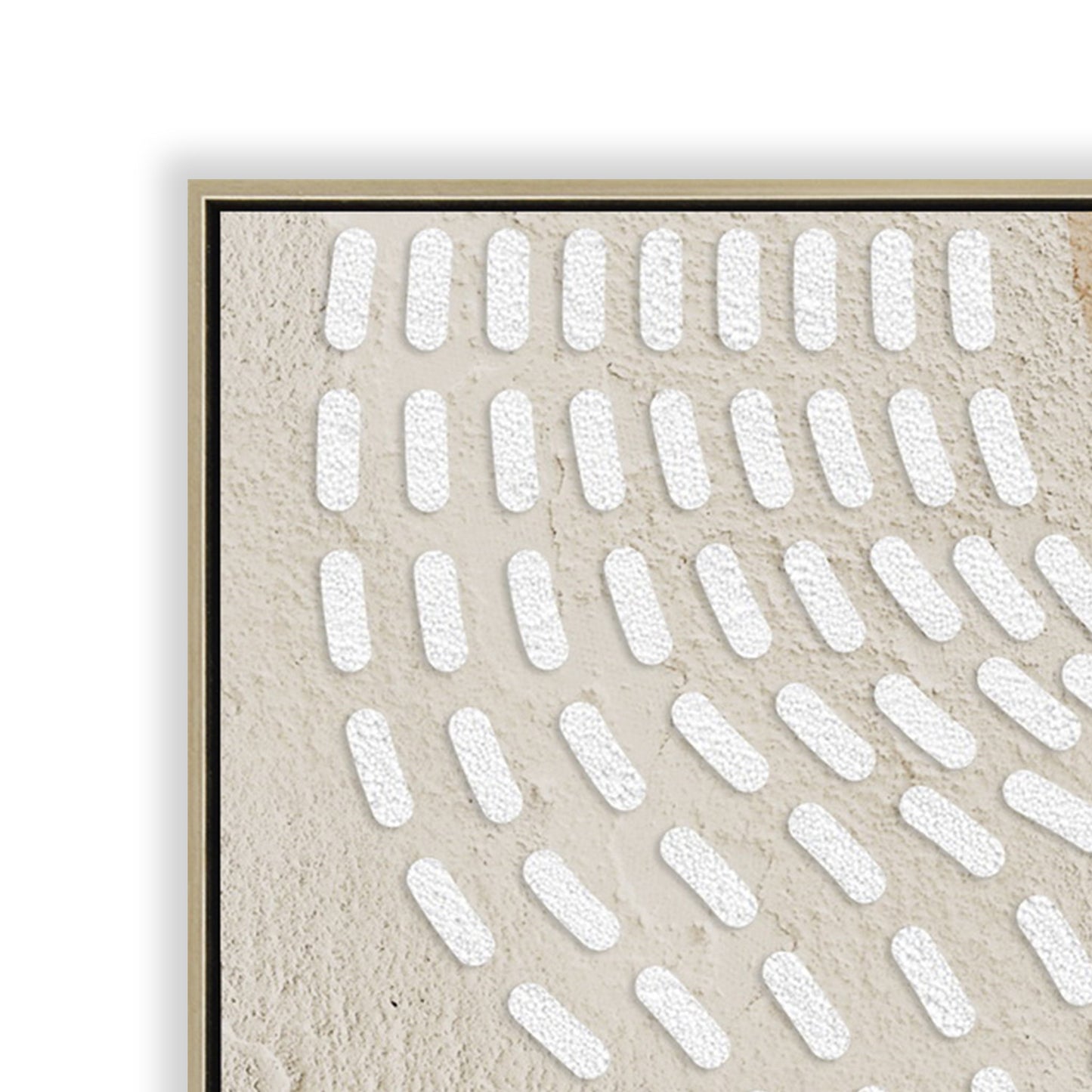 80 x 120cm Framed Canvas - Natural