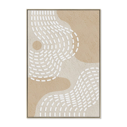 80 x 120cm Framed Canvas - Natural