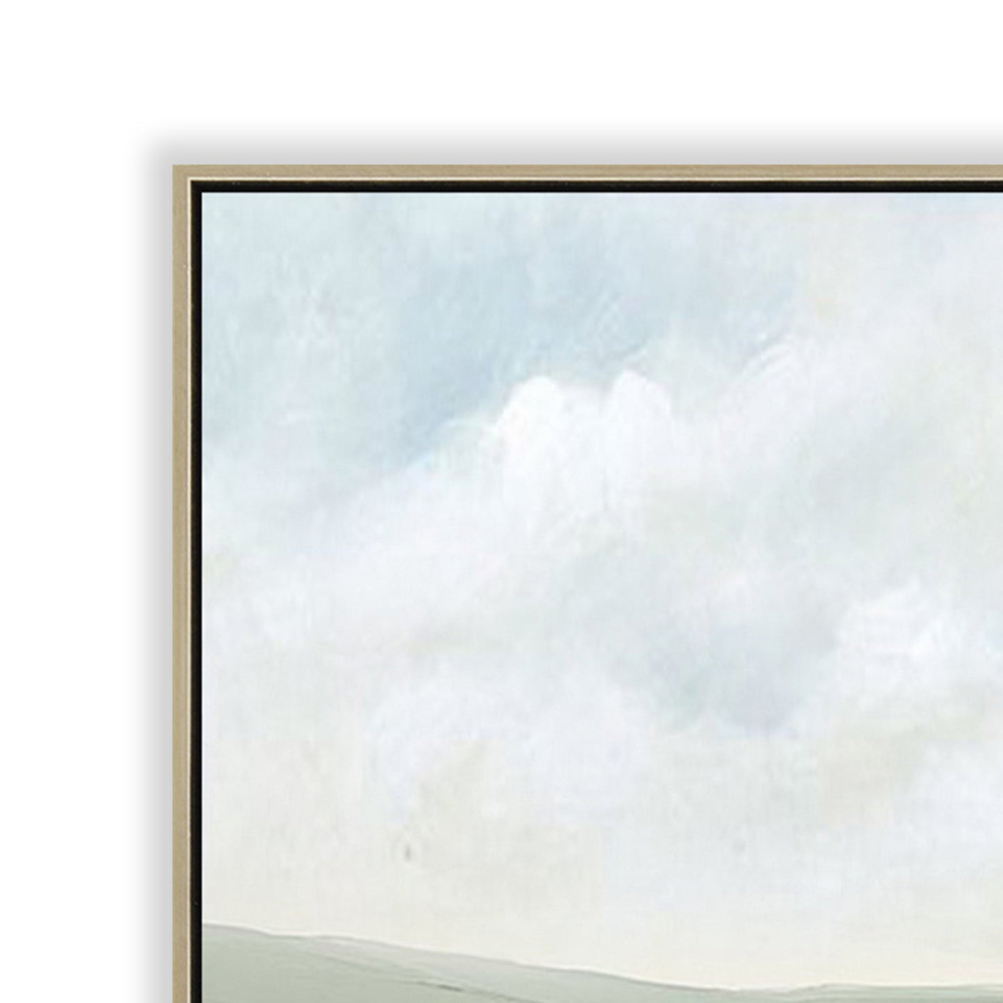 120 x 80cm Framed Canvas - Natural