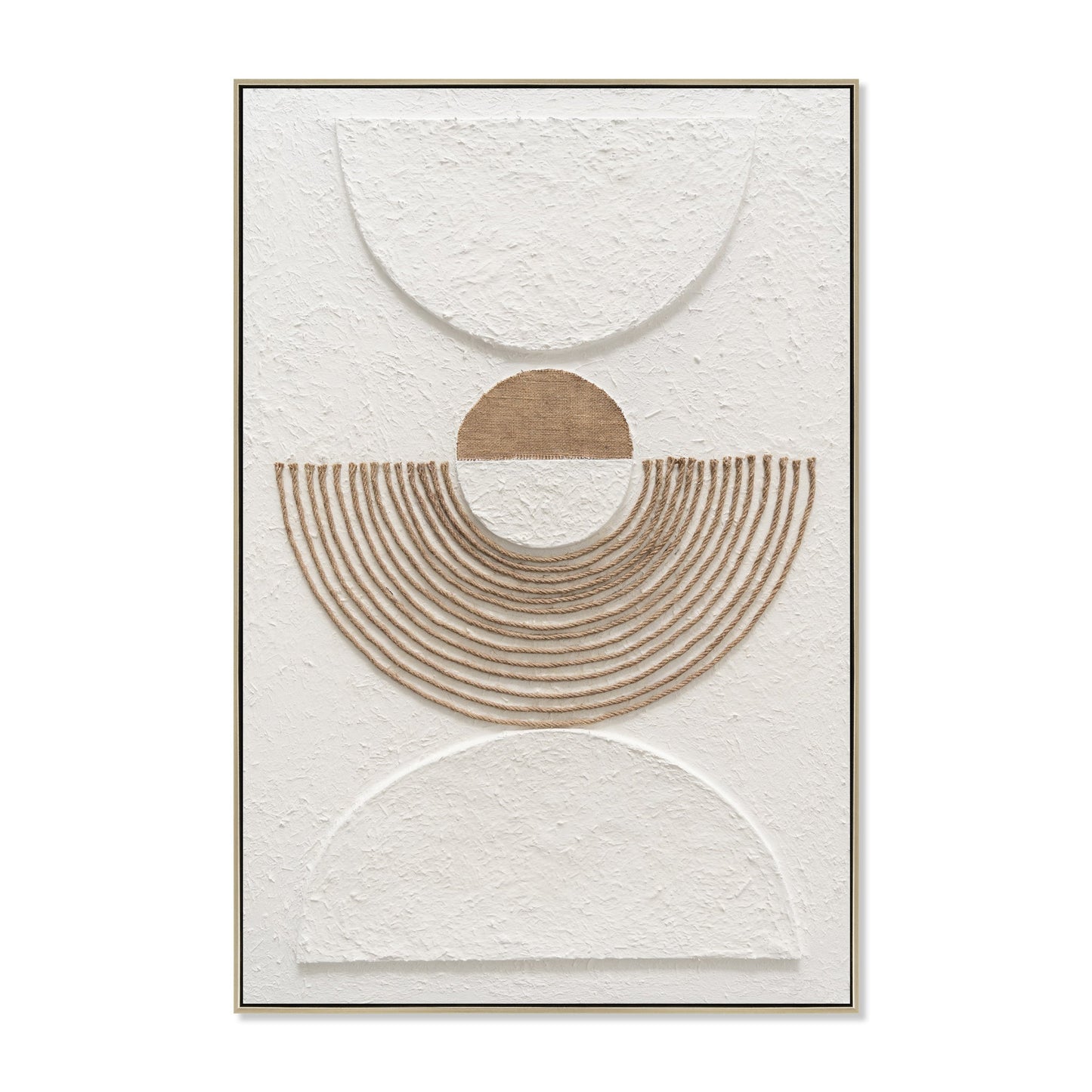 80 x 120cm Framed Canvas - Natural