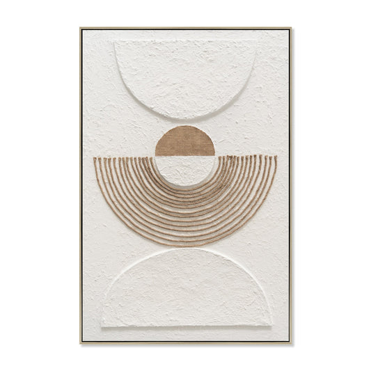 80 x 120cm Framed Canvas - Natural