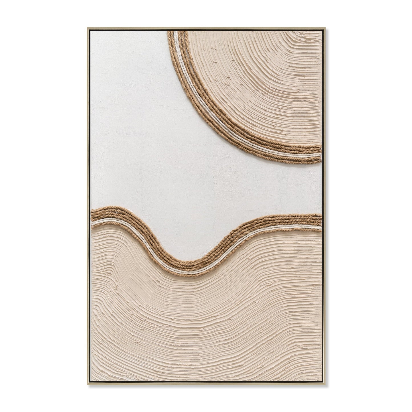 60 x 90cm Framed Canvas - Natural