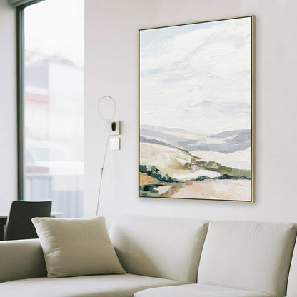 80 x 120cm Framed Canvas - Natural