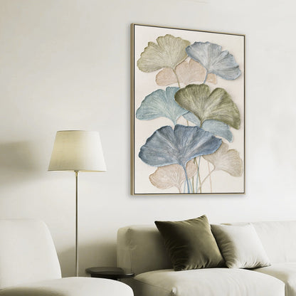 80 x 120cm Framed Canvas - Natural