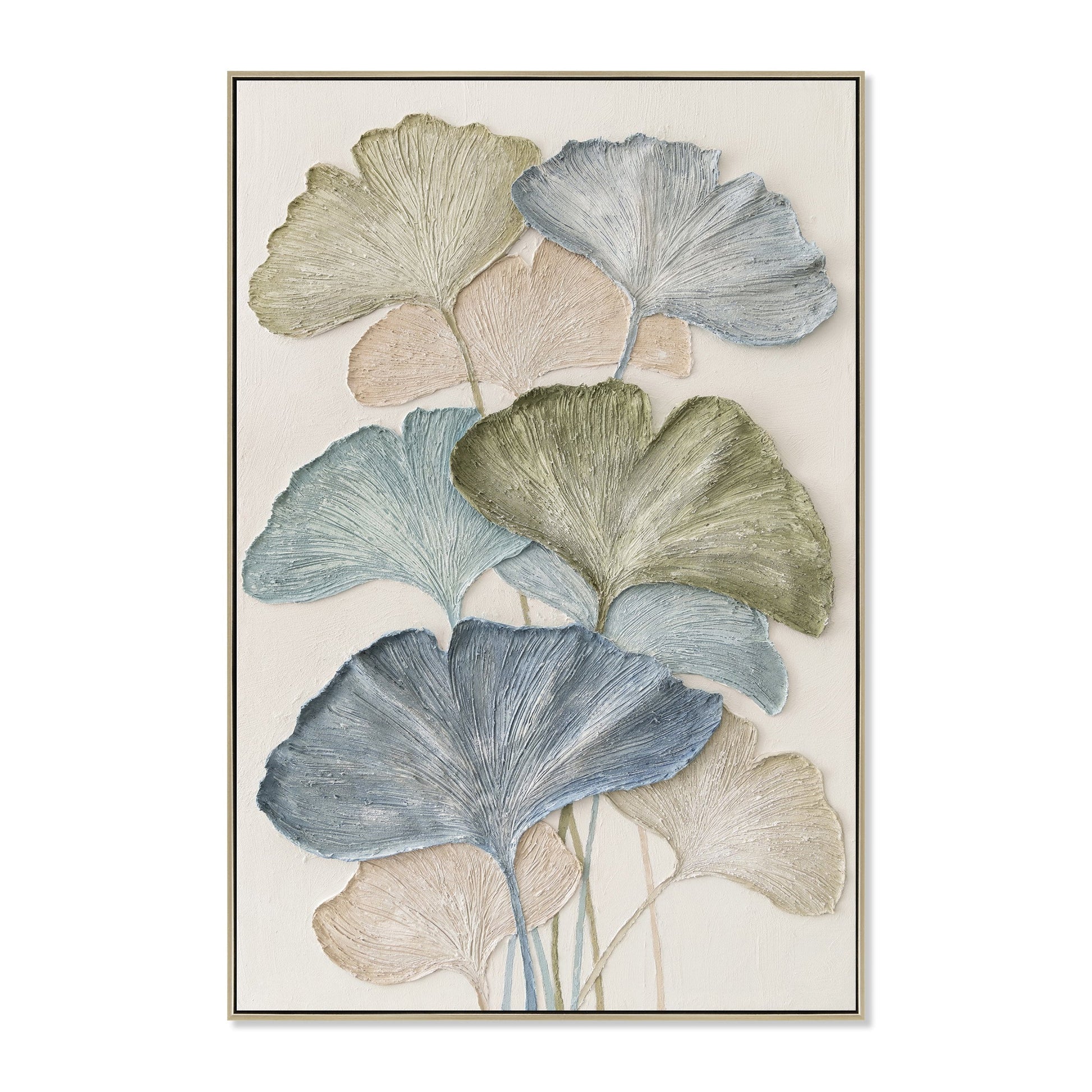 80 x 120cm Framed Canvas - Natural