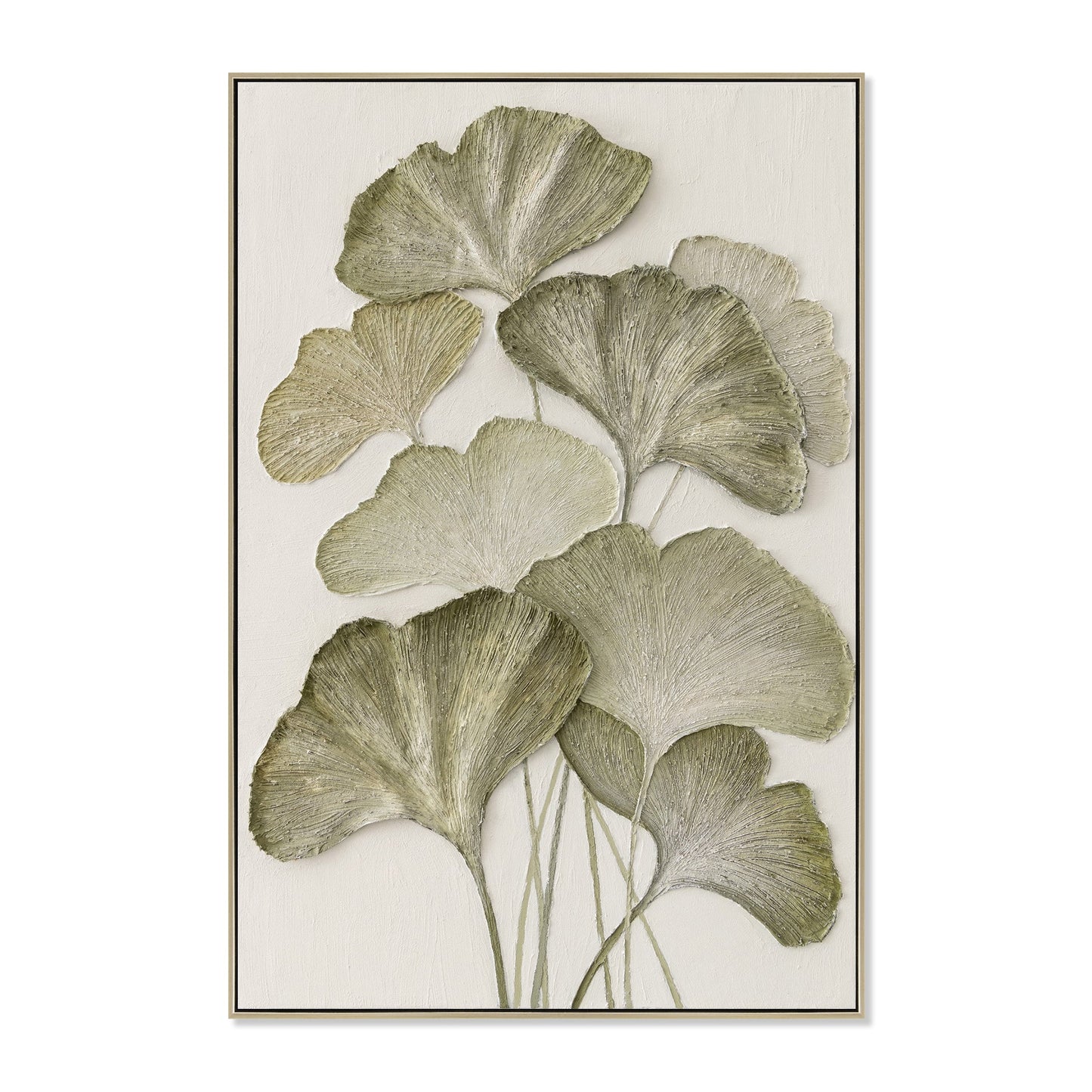 80 x 120cm Framed Canvas - Natural