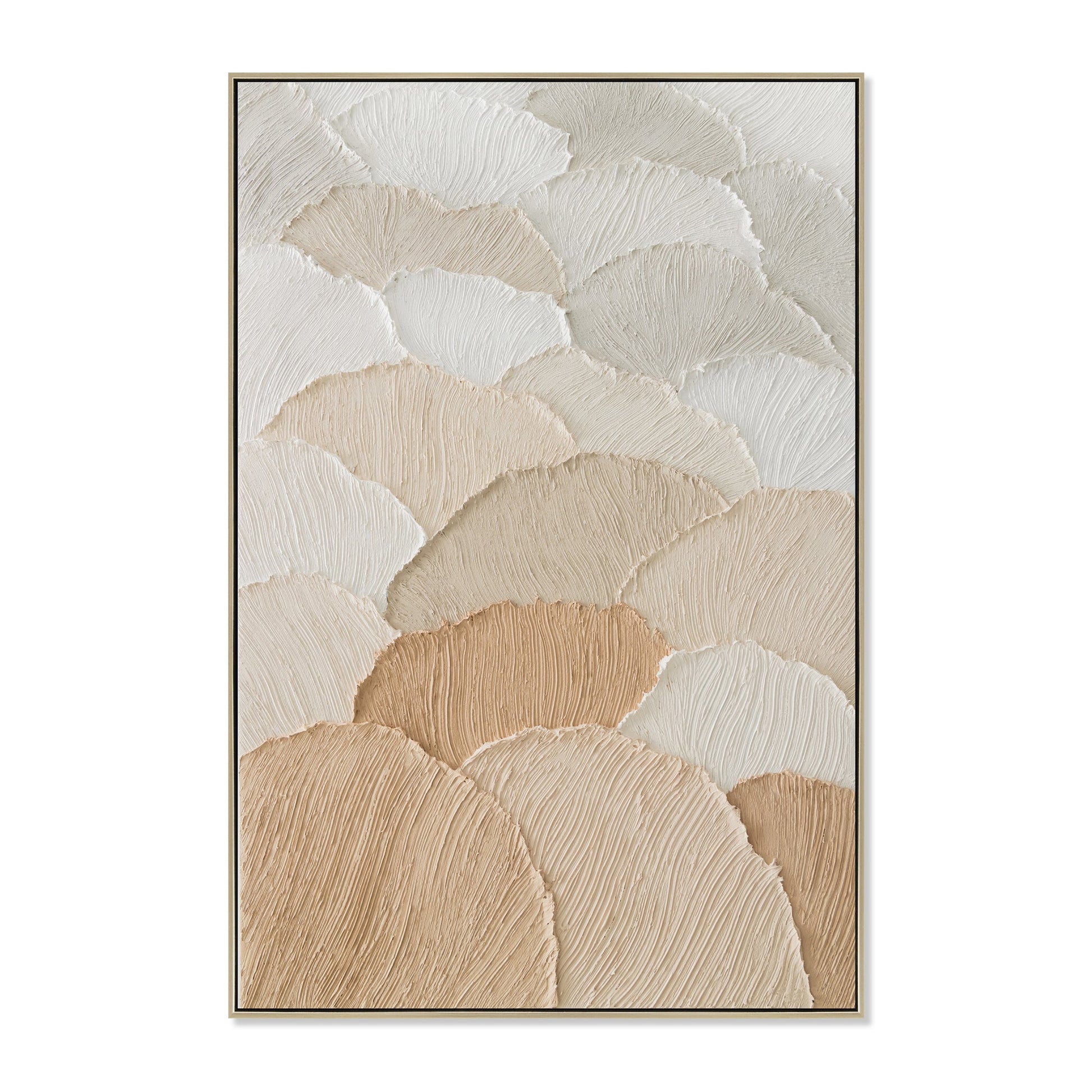 80 x 120cm Framed Canvas - Natural