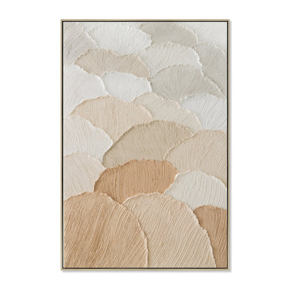 80 x 120cm Framed Canvas - Natural
