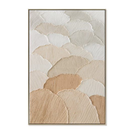 80 x 120cm Framed Canvas - Natural
