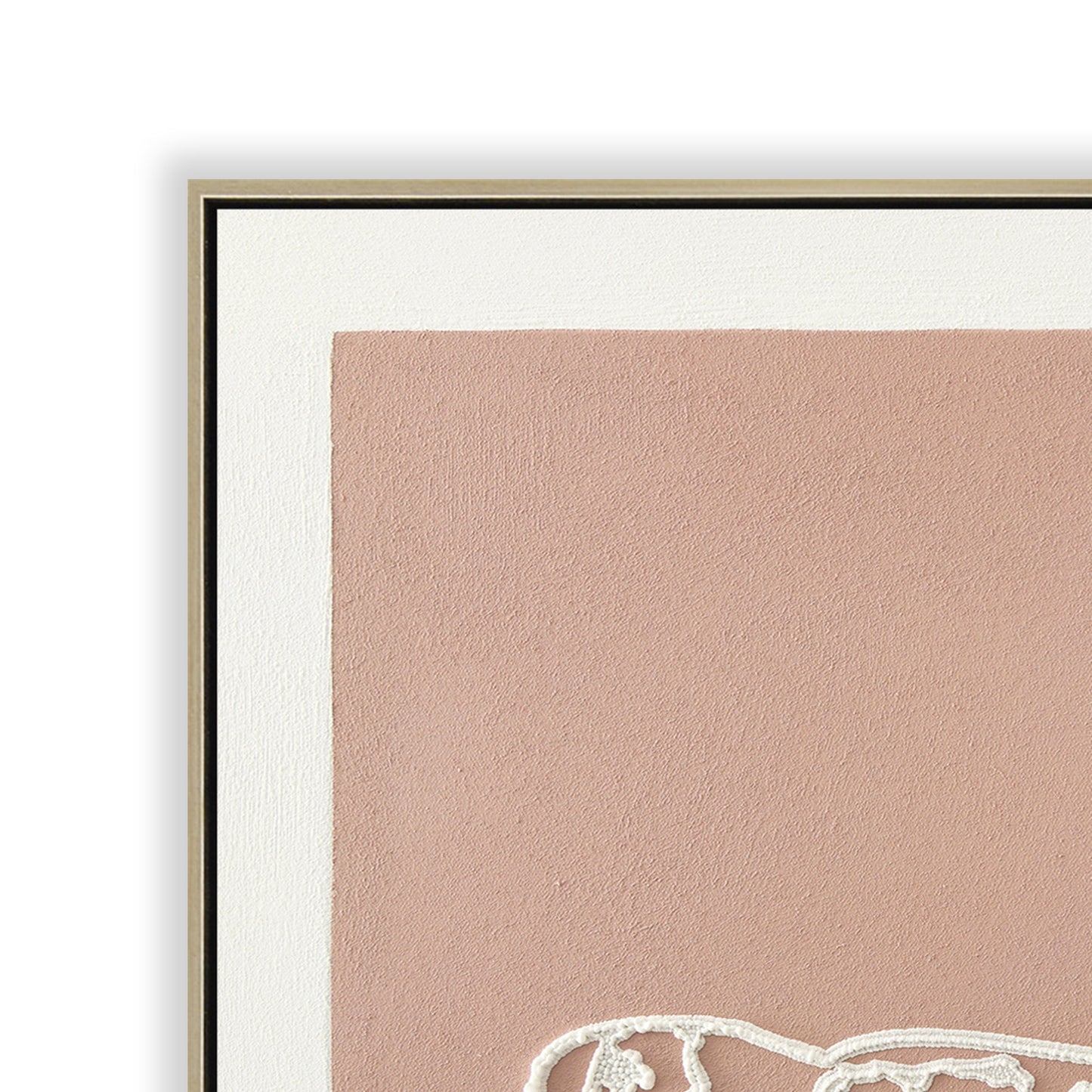 60 x 90cm Framed Canvas - Natural